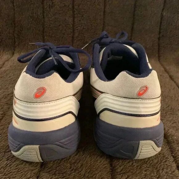 Asics Mens Gel Domain 3 Sneakers Blue E415Y Handball Low Top Lace Up - Picture 5 of 6